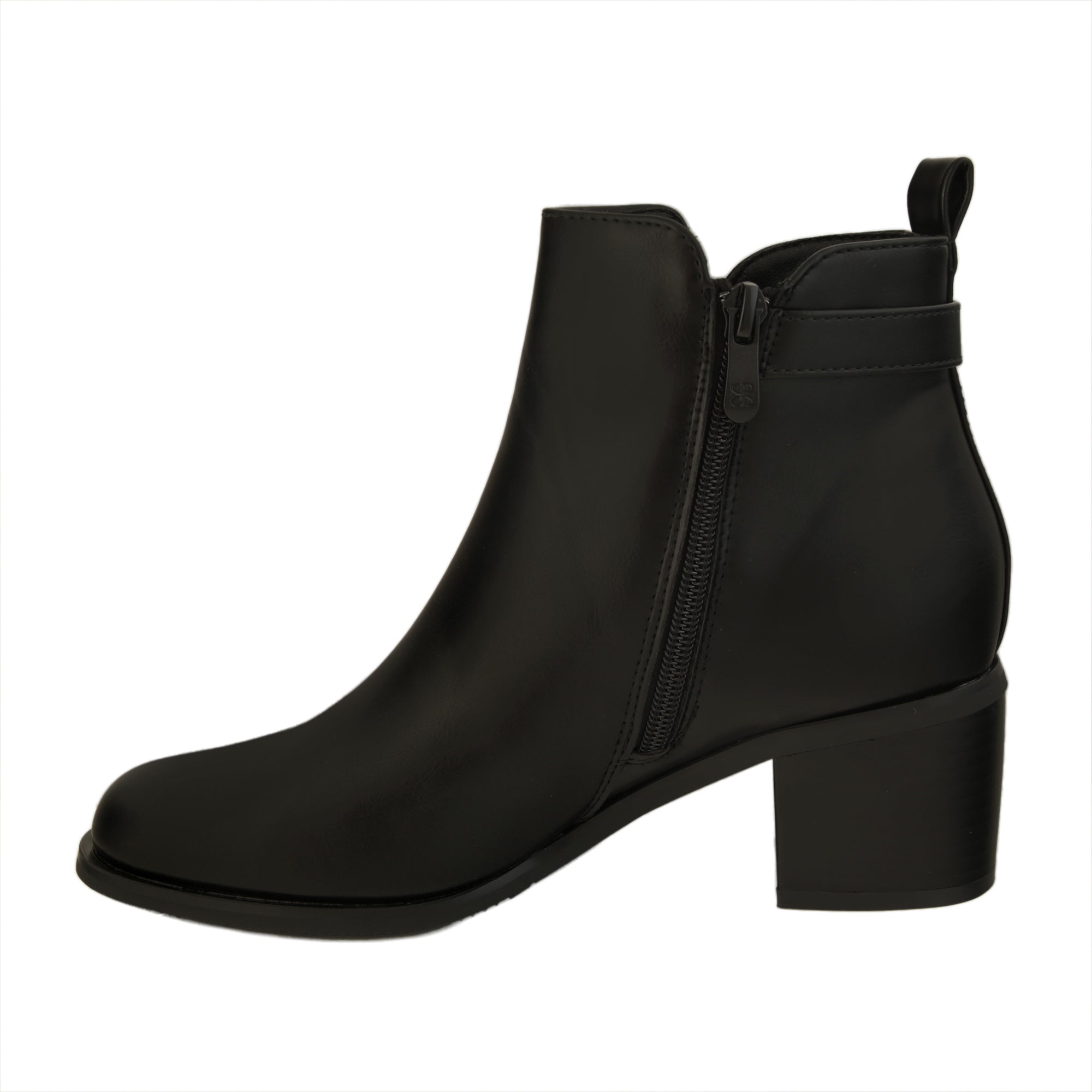 Stivaletti in simil pelle con tacco comodo- Art.CHC275