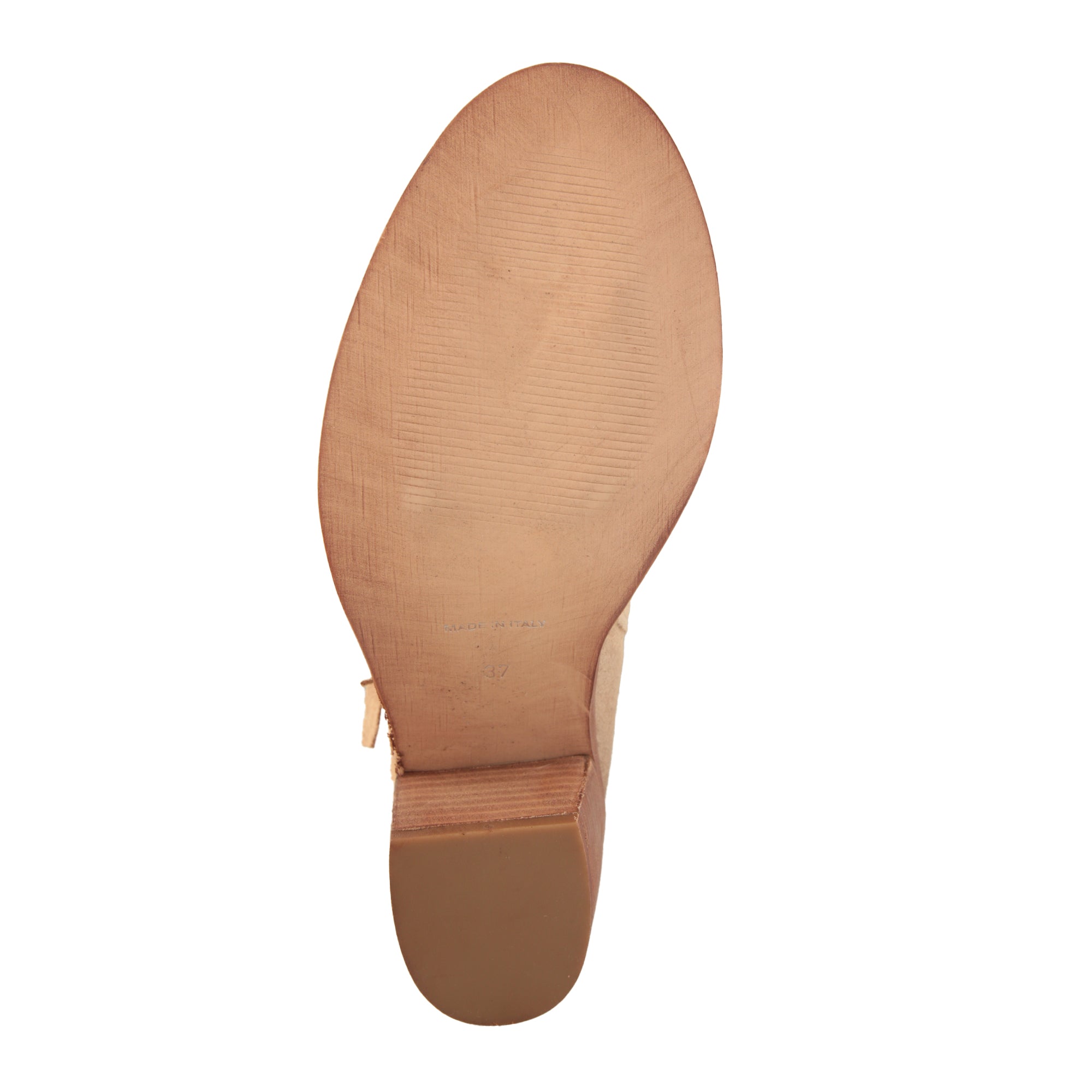 Stivaletti in vera pelle scamosciata  laserati con tacco comodo- Art.7071CAMOSCIOLASERSS24
