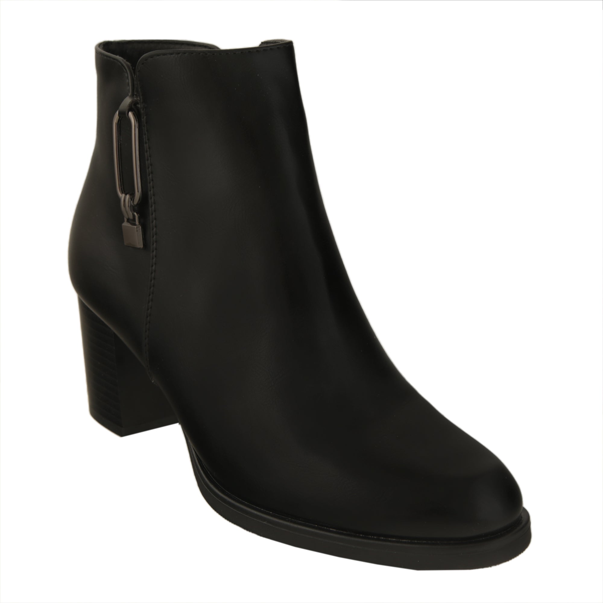 Stivaletti in simil pelle con tacco comodo- Art.CHC269