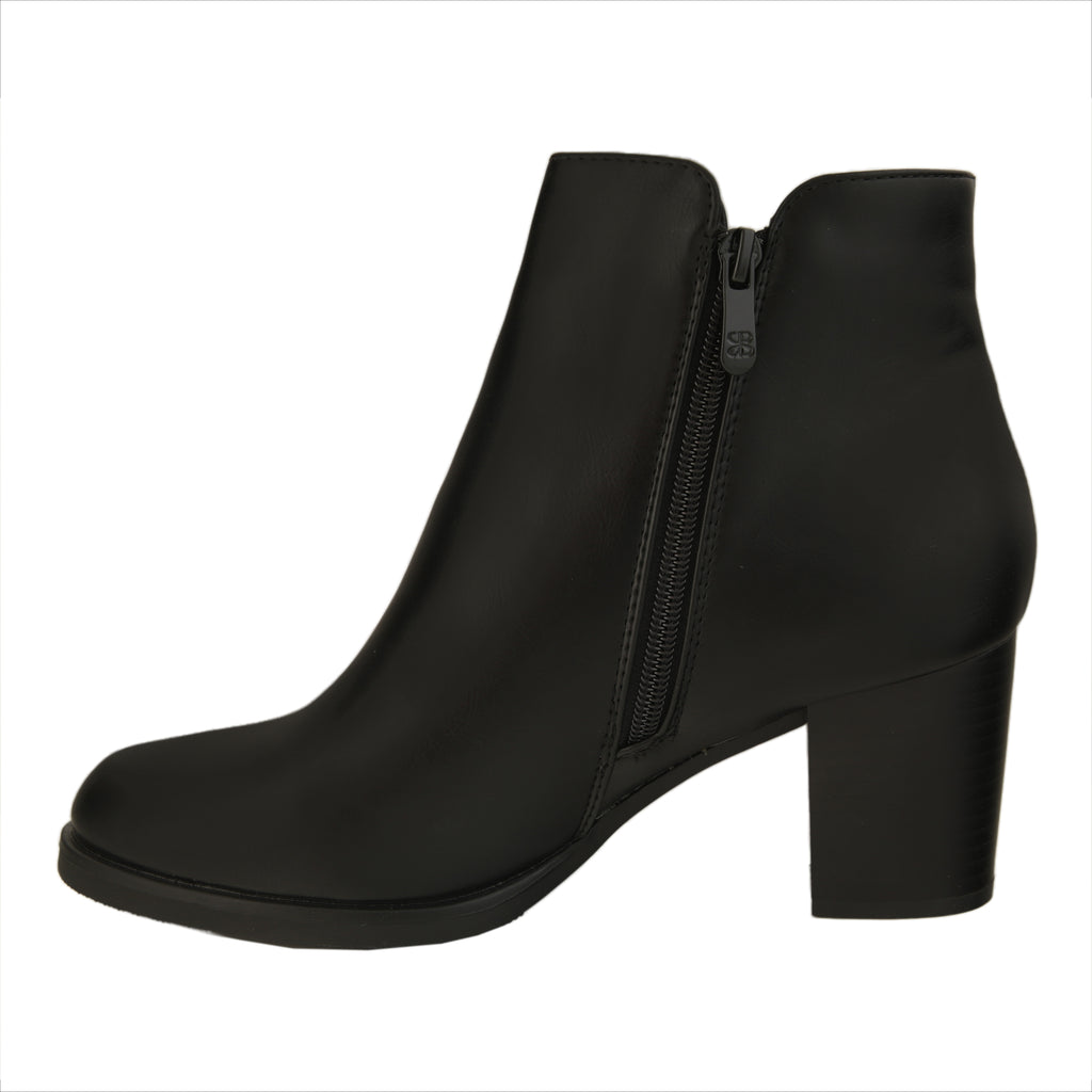 Stivaletti in simil pelle con tacco comodo- Art.CHC269