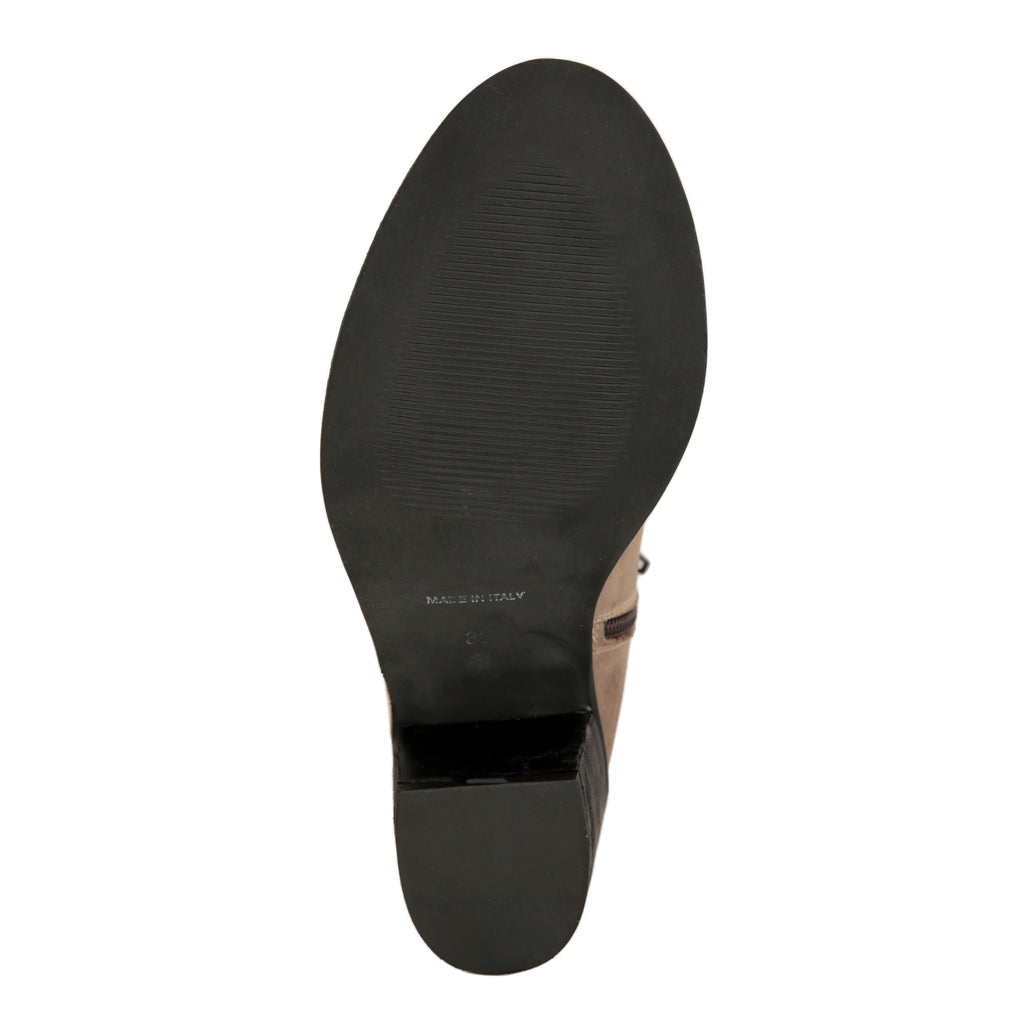 Tronchetti in vera pelle di vitello con tacco comodo - Art.STEFY1NABUKT50