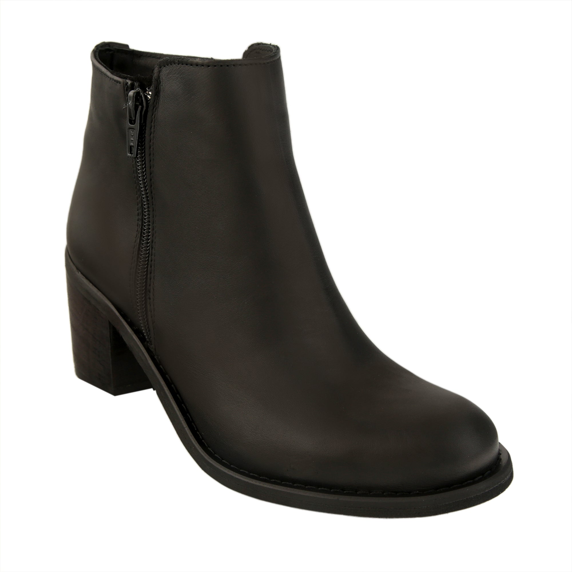 Tronchetti in vera pelle di vitello con tacco comodo - Art.STEFY1PELLET50