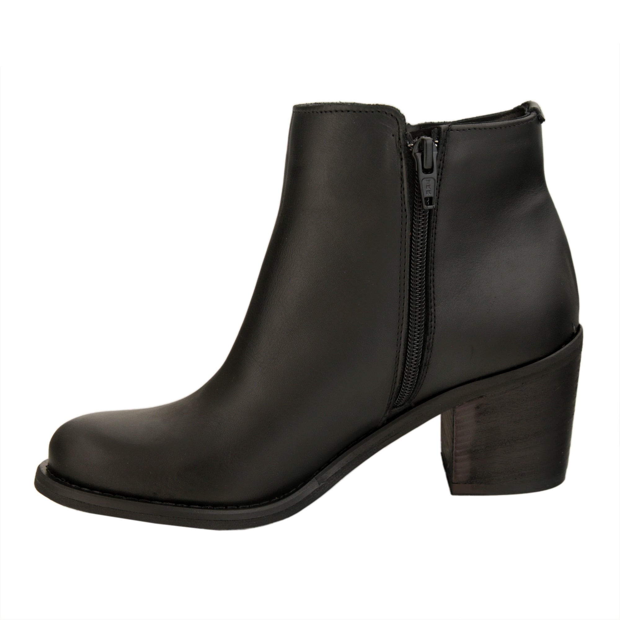 Tronchetti in vera pelle di vitello con tacco comodo - Art.STEFY1PELLET50