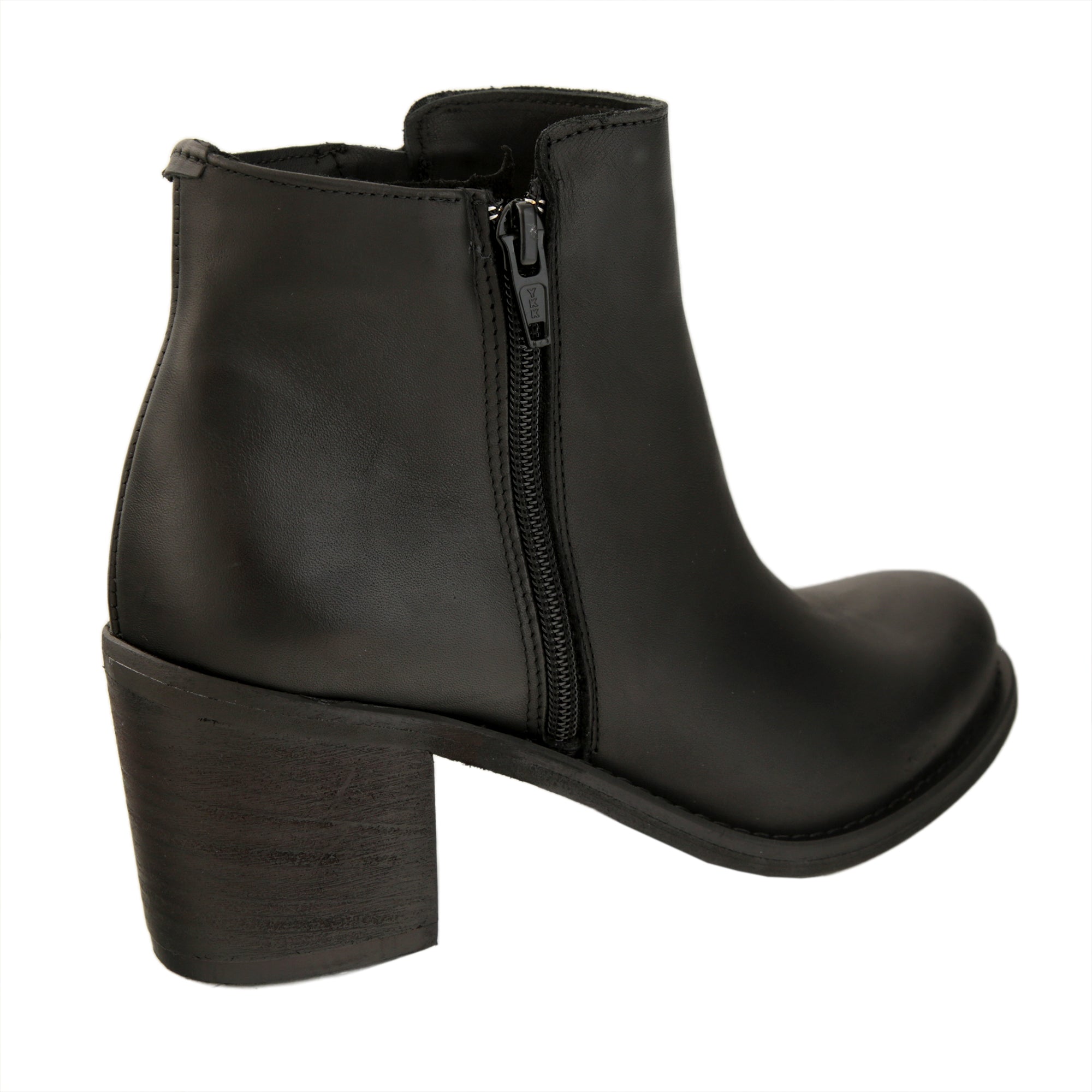 Tronchetti in vera pelle di vitello con tacco comodo - Art.STEFY1PELLET50