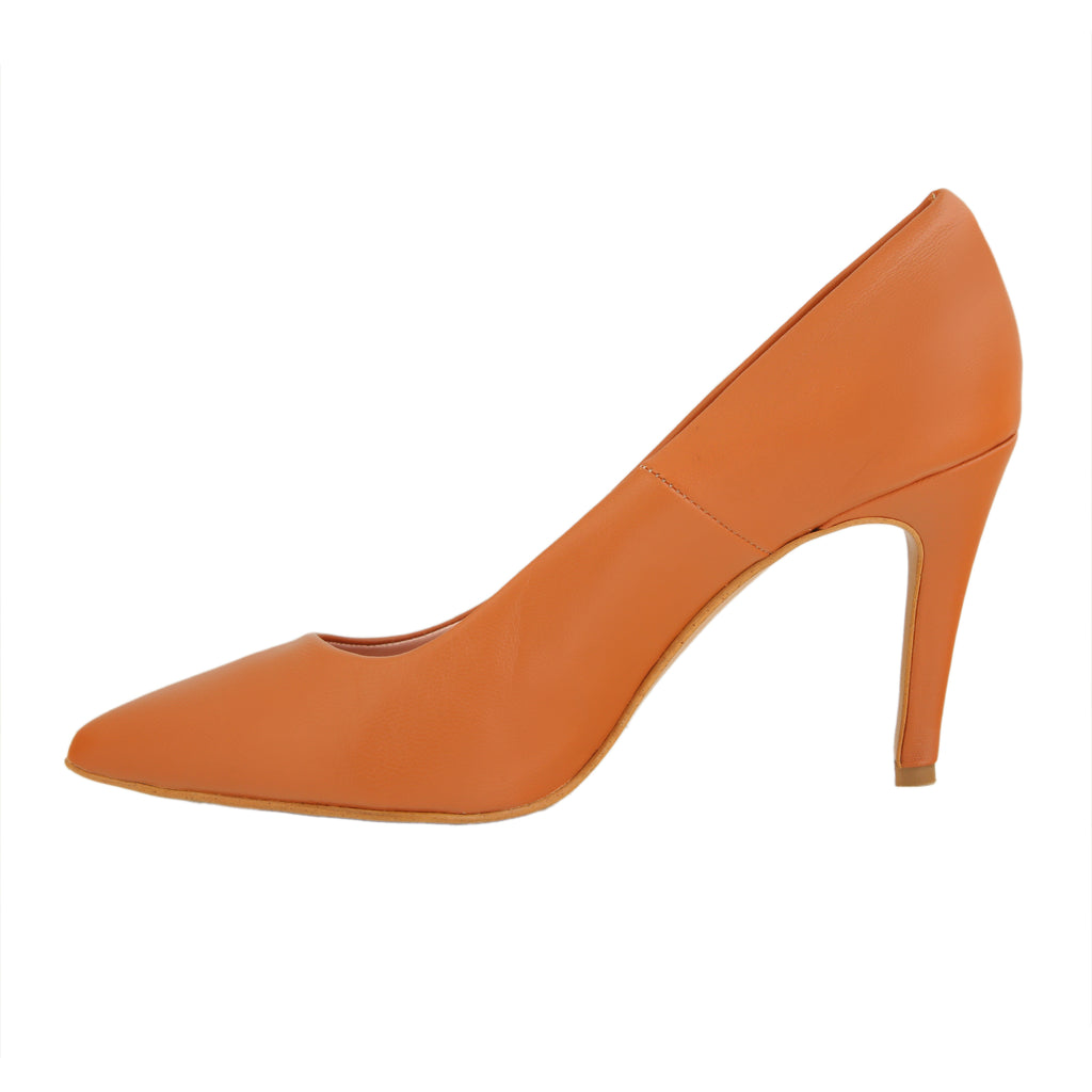 Dècolletè pumps in vera pelle di vitello- Art.1001NAPPA