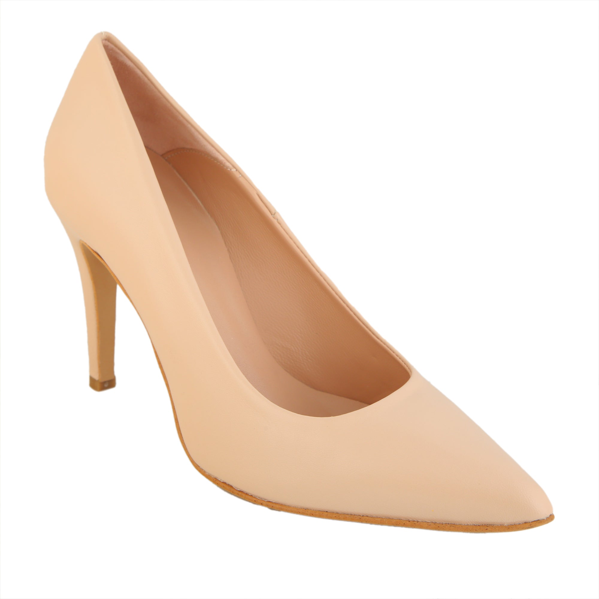 Dècolletè pumps in vera pelle di vitello- Art.1001NAPPA
