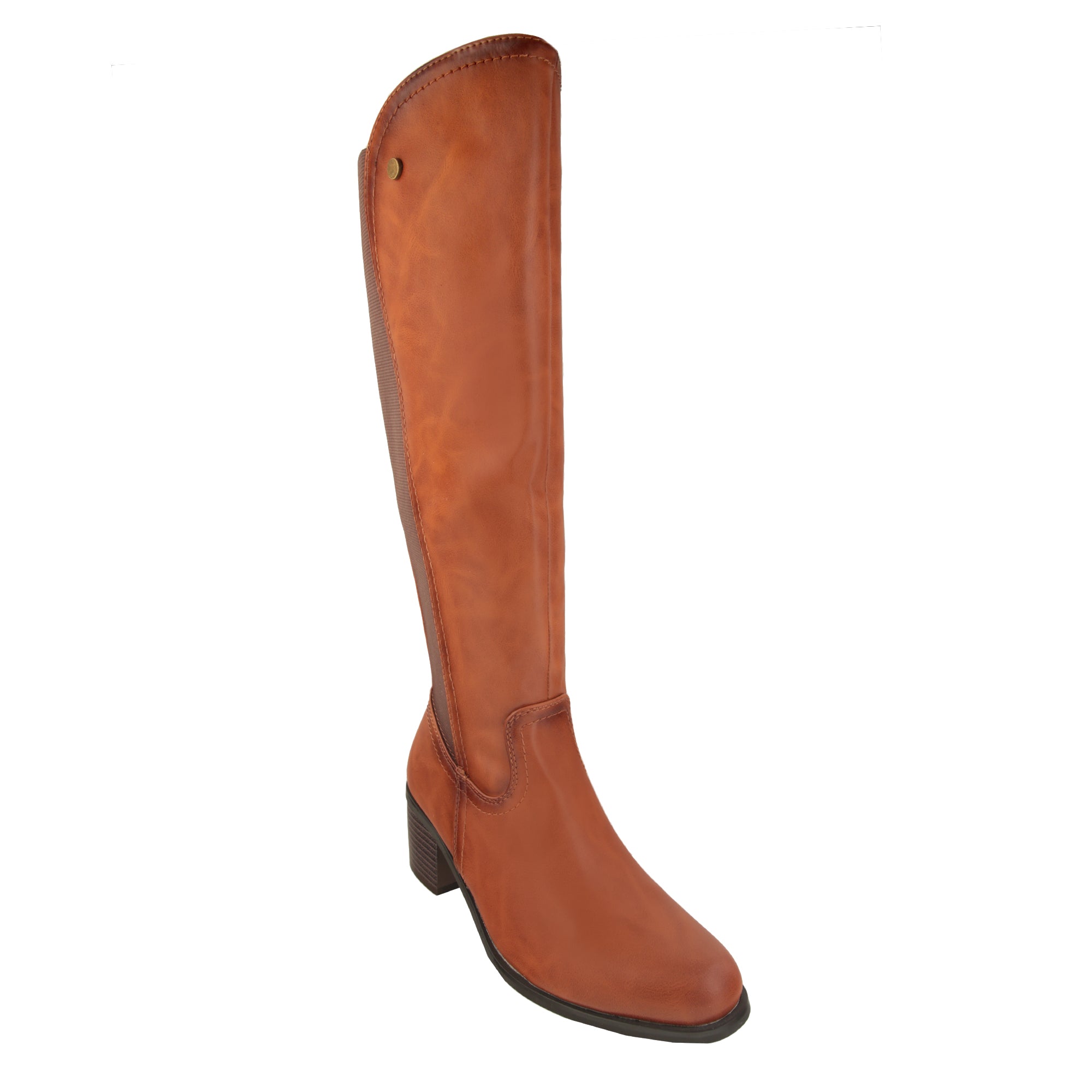 Stivali in simil pelle con tacco comodo- Art.CHC229