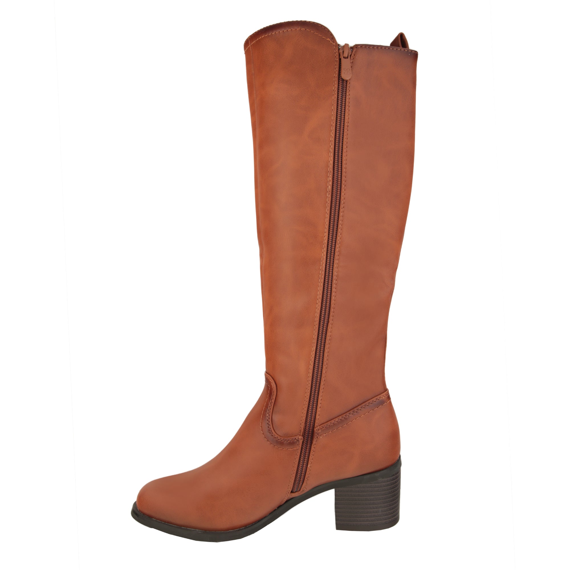 Stivali in simil pelle con tacco comodo- Art.CHC229