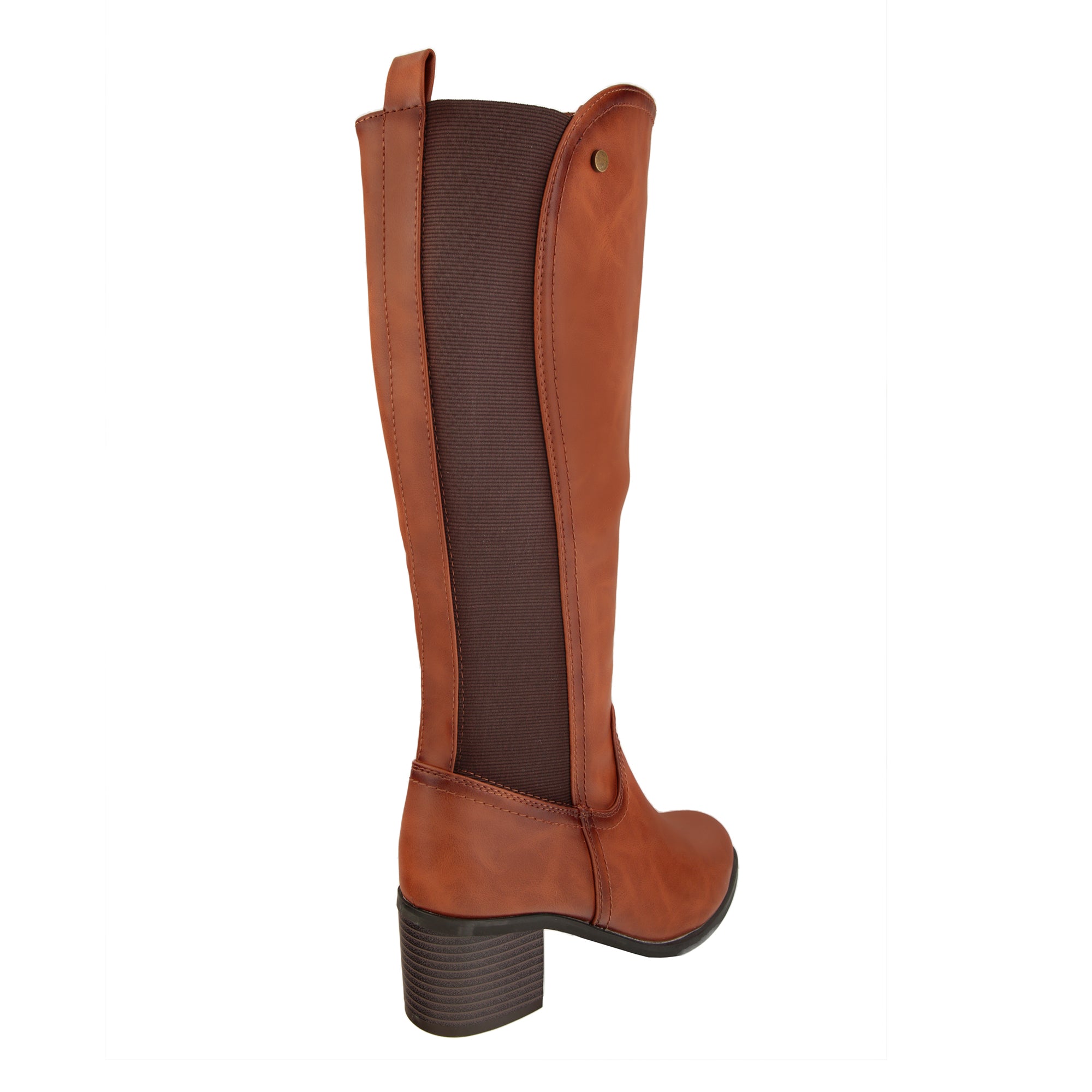 Stivali in simil pelle con tacco comodo- Art.CHC229