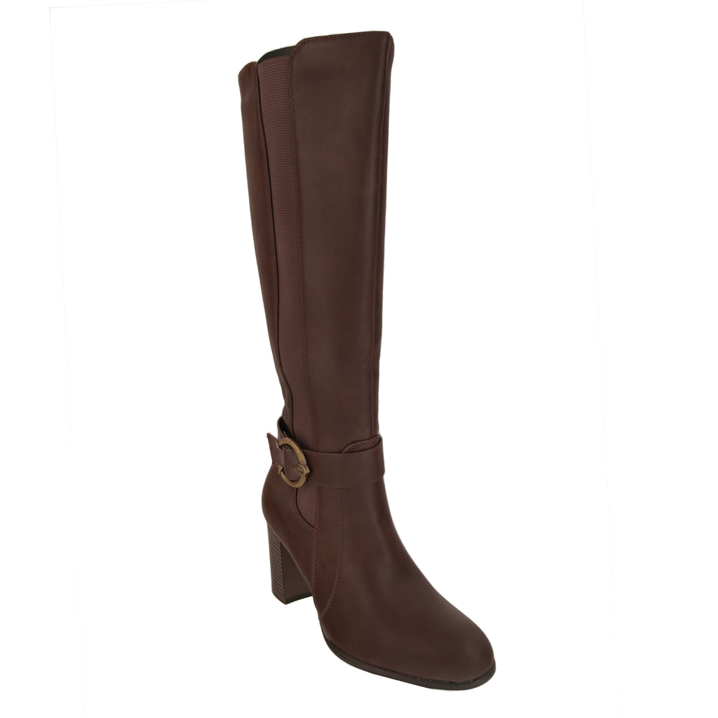 Stivali in simil pelle con tacco 8 cm- Art.CHC238
