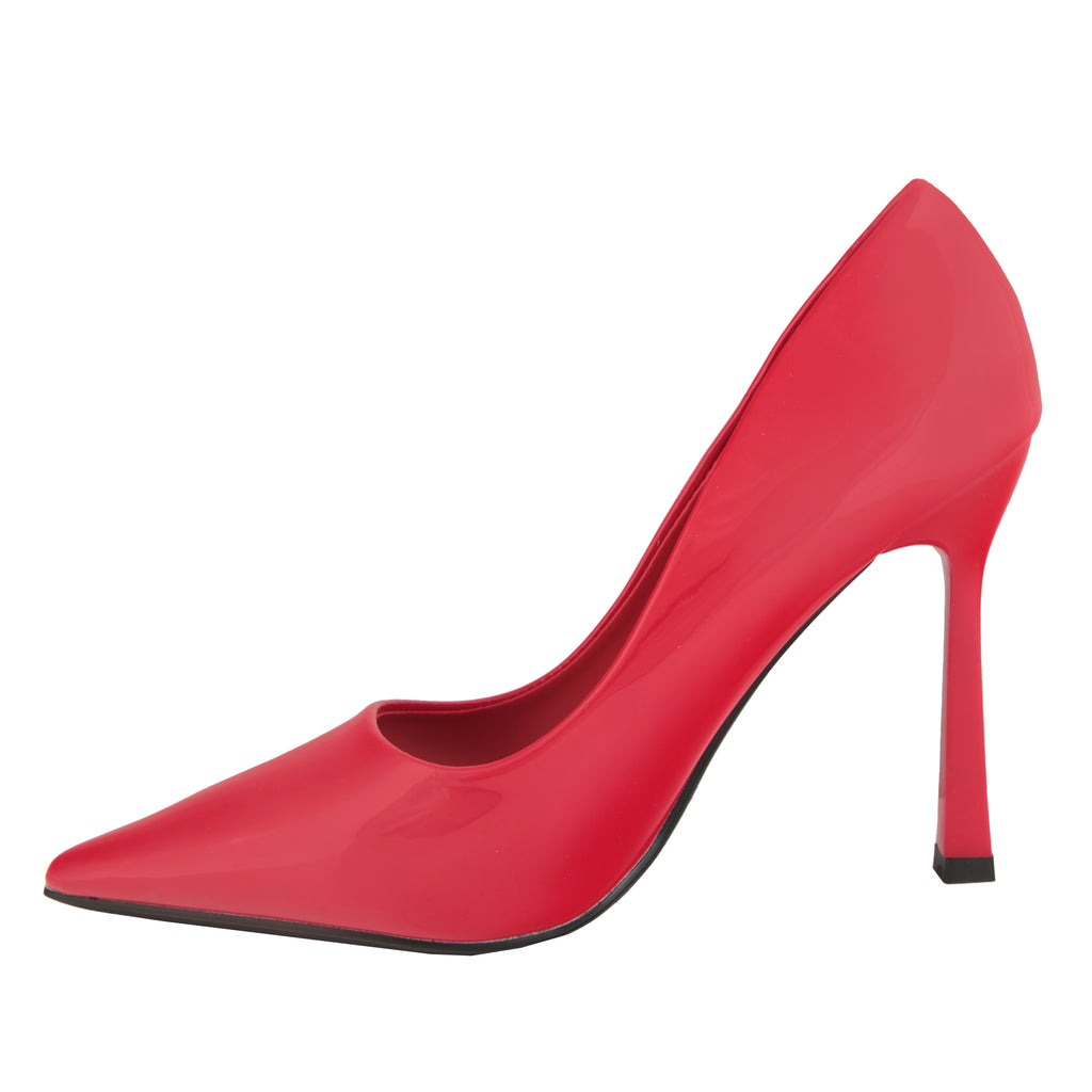 Dècolletè pumps verniciati con tacco alto a spillo- Art.LE258