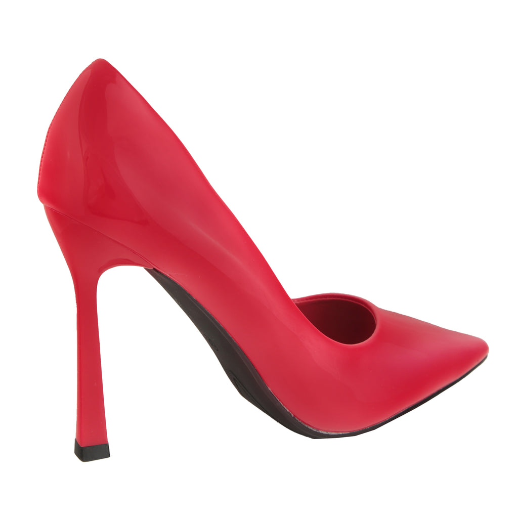 Dècolletè pumps verniciati con tacco alto a spillo- Art.LE258