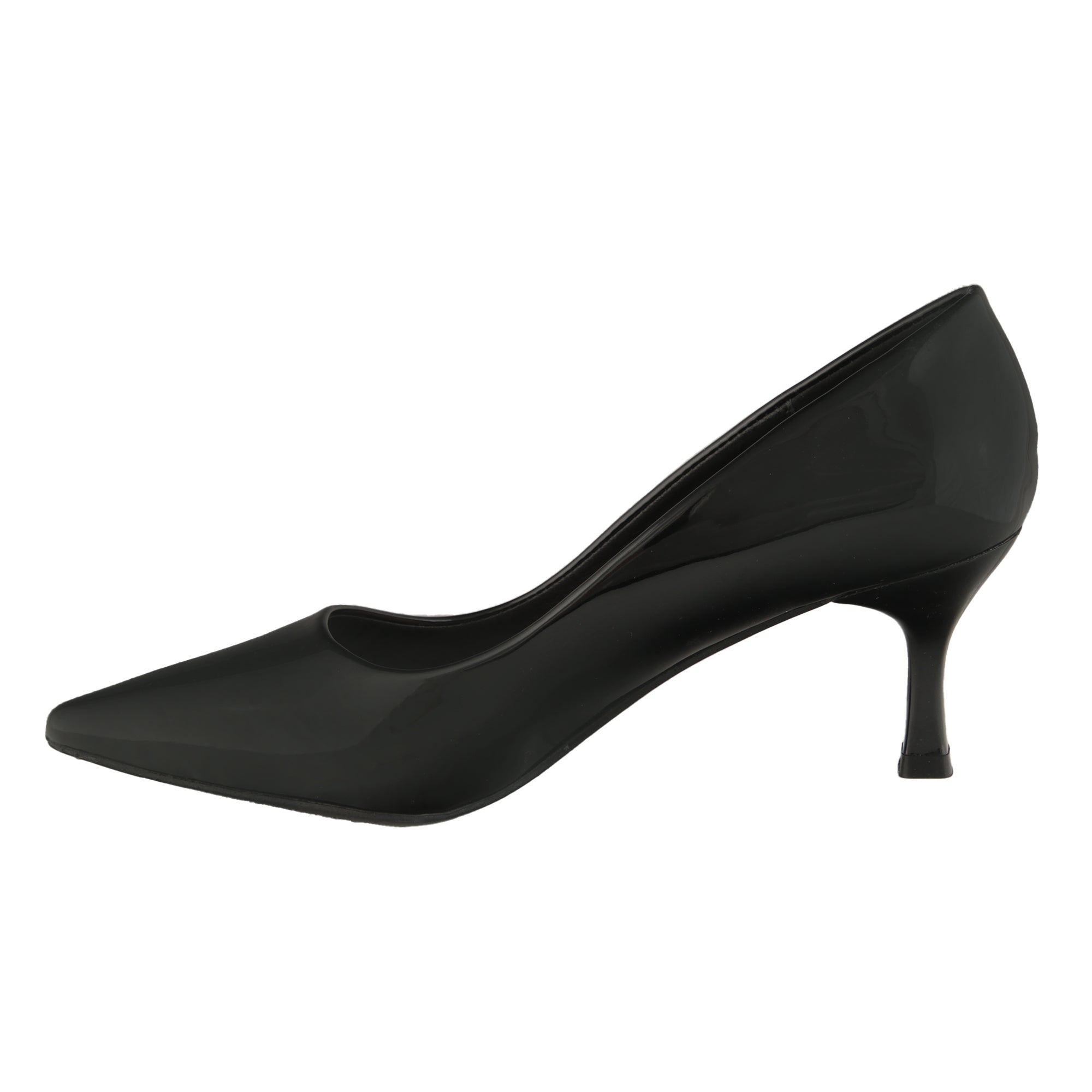 Dècolletè pumps verniciati con tacco basso a spillo- Art.LE256