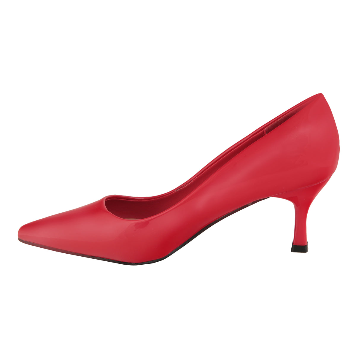 Dècolletè pumps verniciati con tacco basso a spillo- Art.LE256