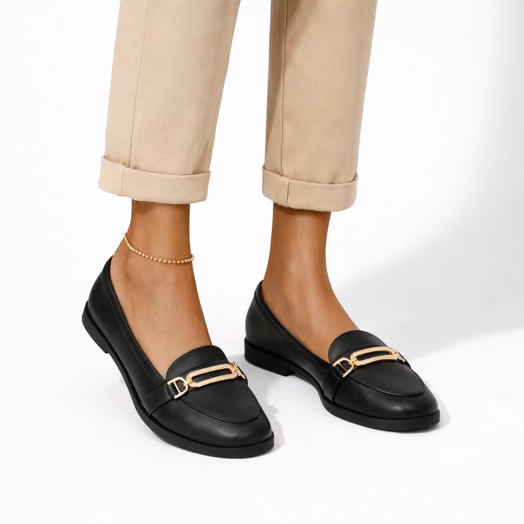 Mocassini con accessorio - tacco 2,5 cm -Art.WE8567