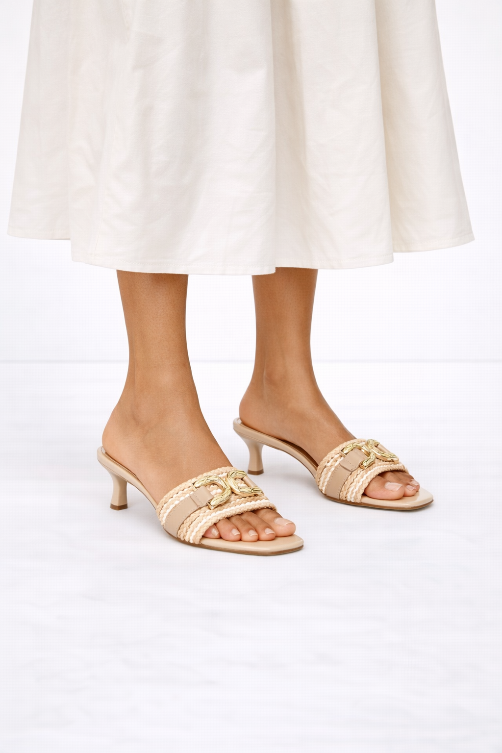 Sandali con accessorio - tacco 6,5 cm -Art.CL506