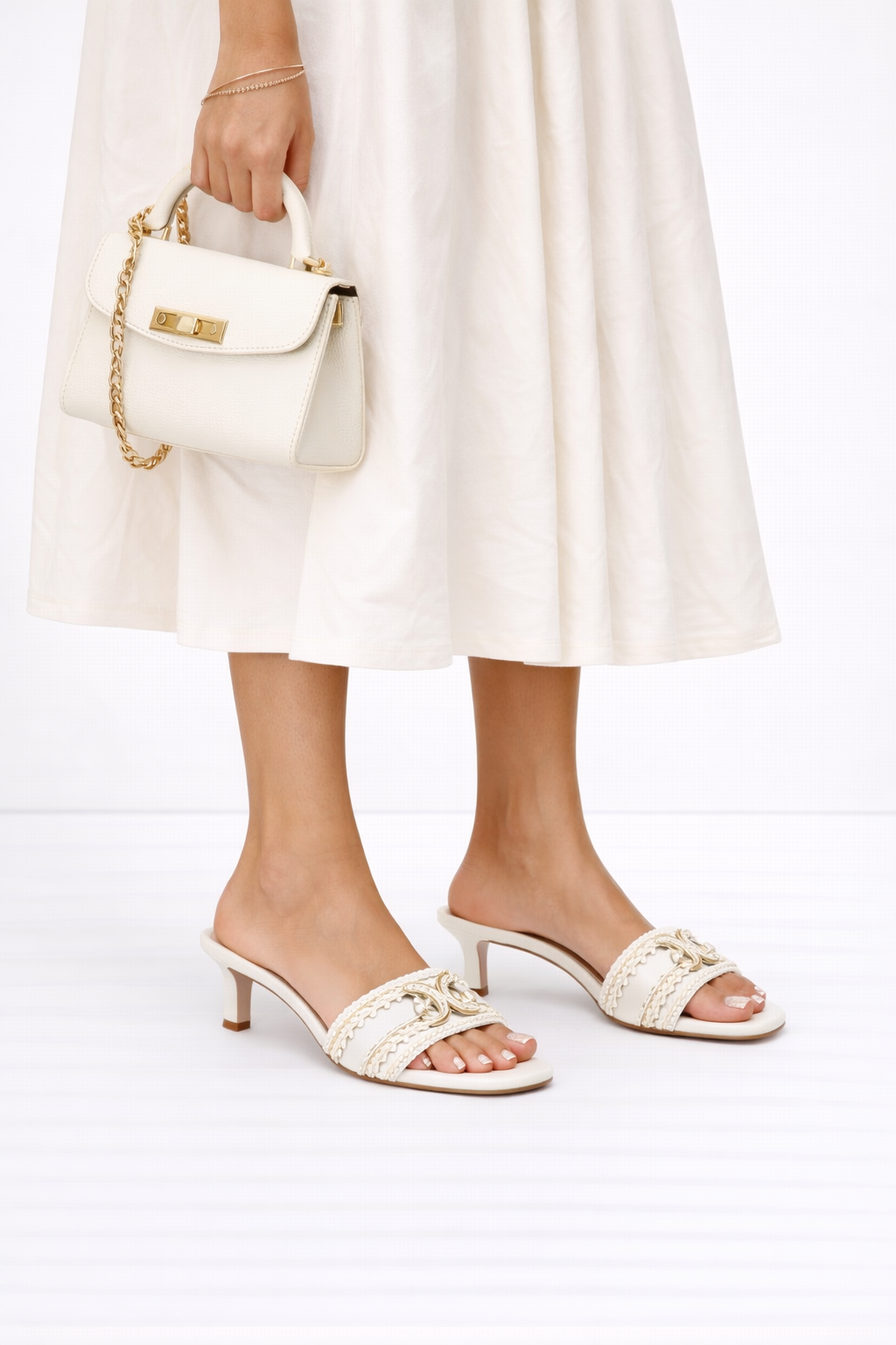Sandali con accessorio - tacco 6,5 cm -Art.CL506