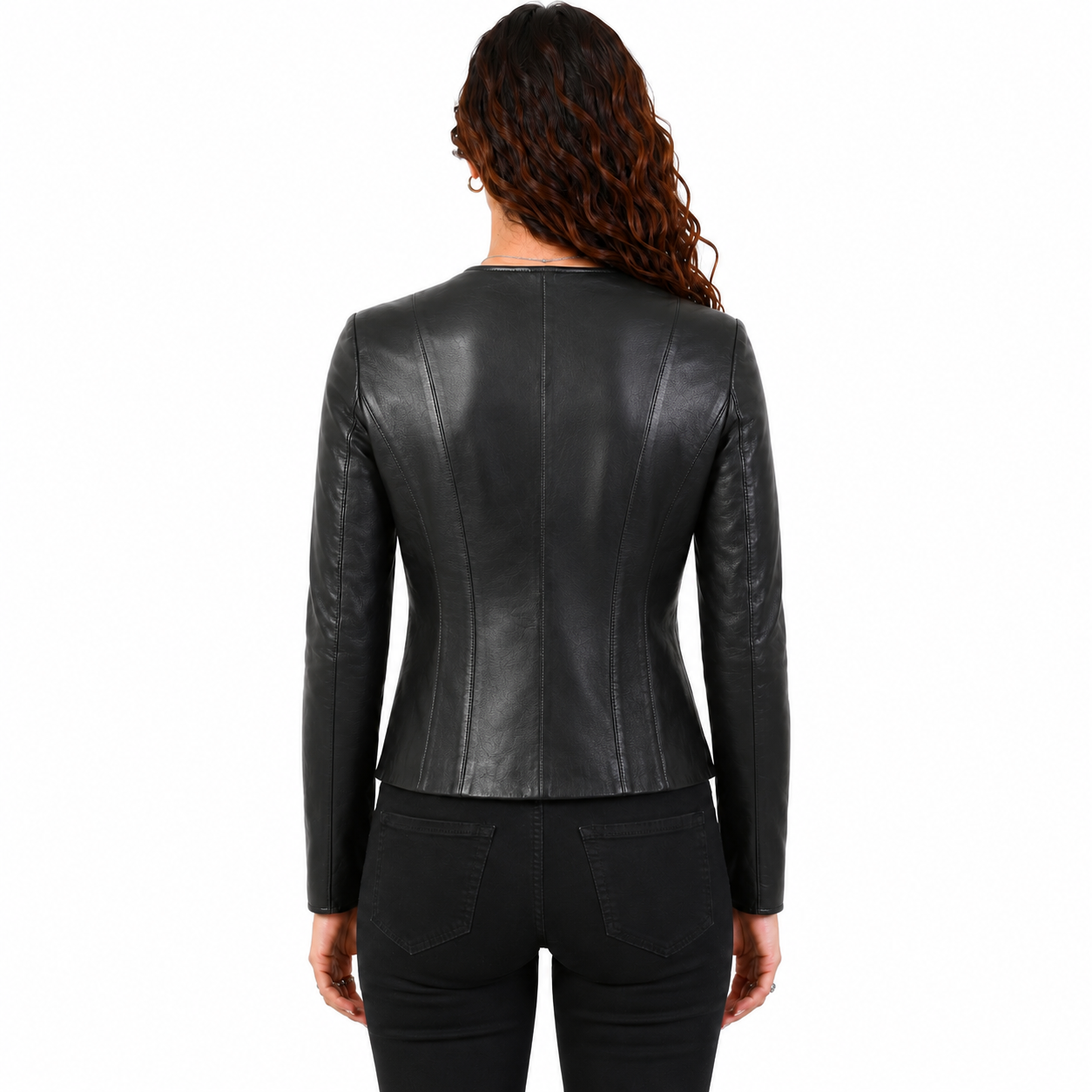 Giubbino in pelle di vitello nappa Nero-Slim Fit-Art.CHANELNAPPA