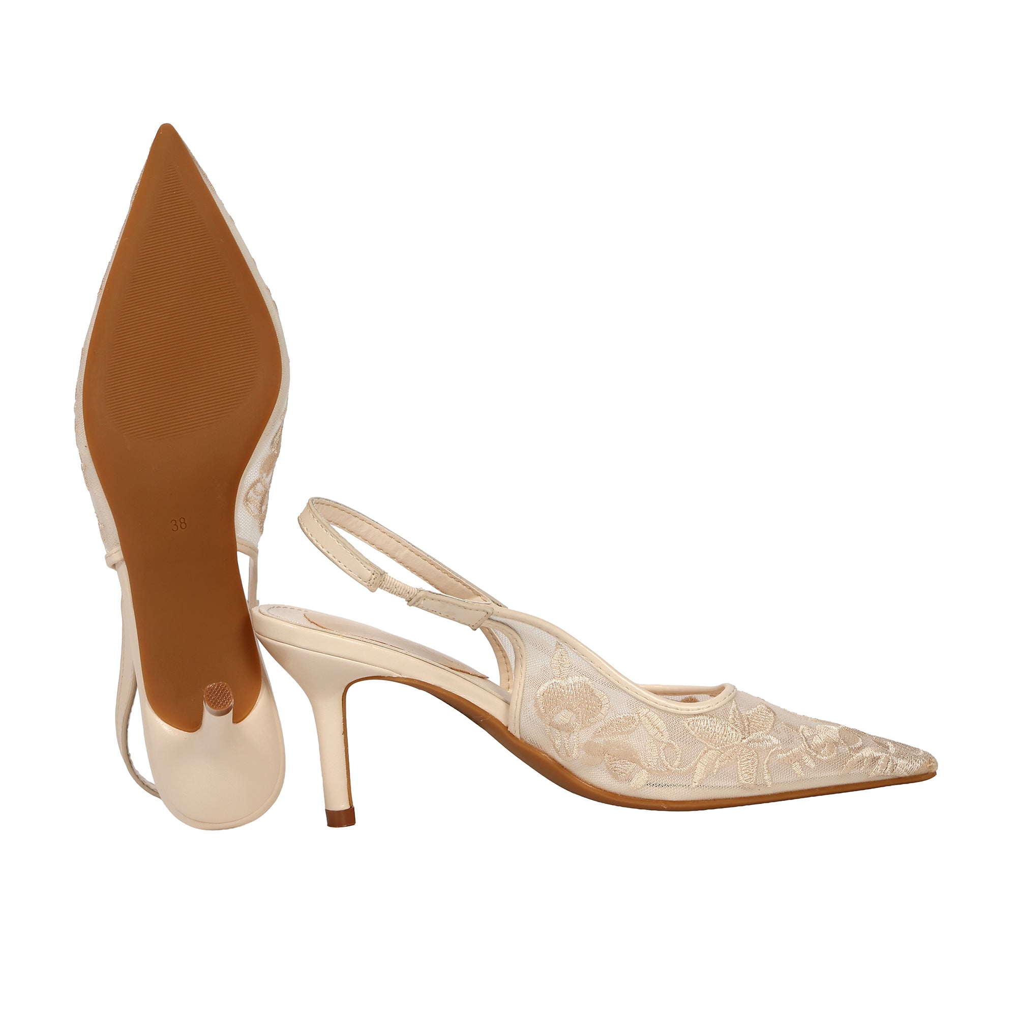 Decolletè ricamati - tacco 8,5 cm -Art.CL567