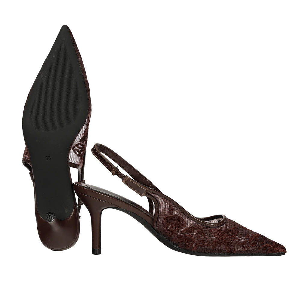 Decolletè ricamati - tacco 8,5 cm -Art.CL567