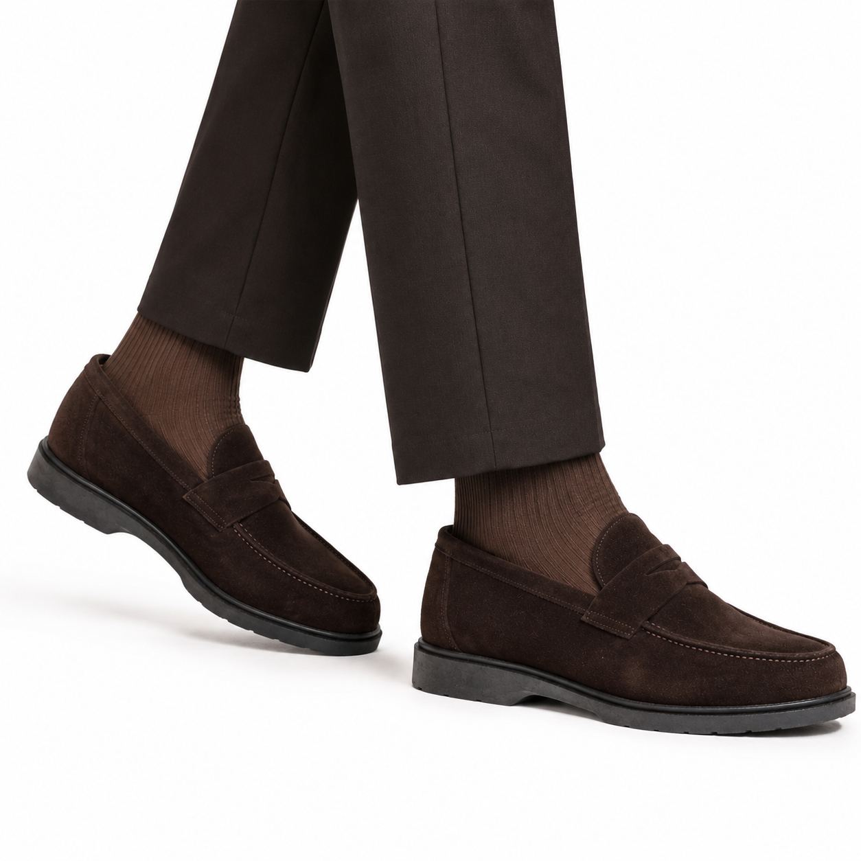 Mocassino in camoscio con fondo light-Art.B02CAMOSCIOFDOJACOBS