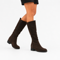 Stivale in vera pelle - Art.2305CAMOSCIO