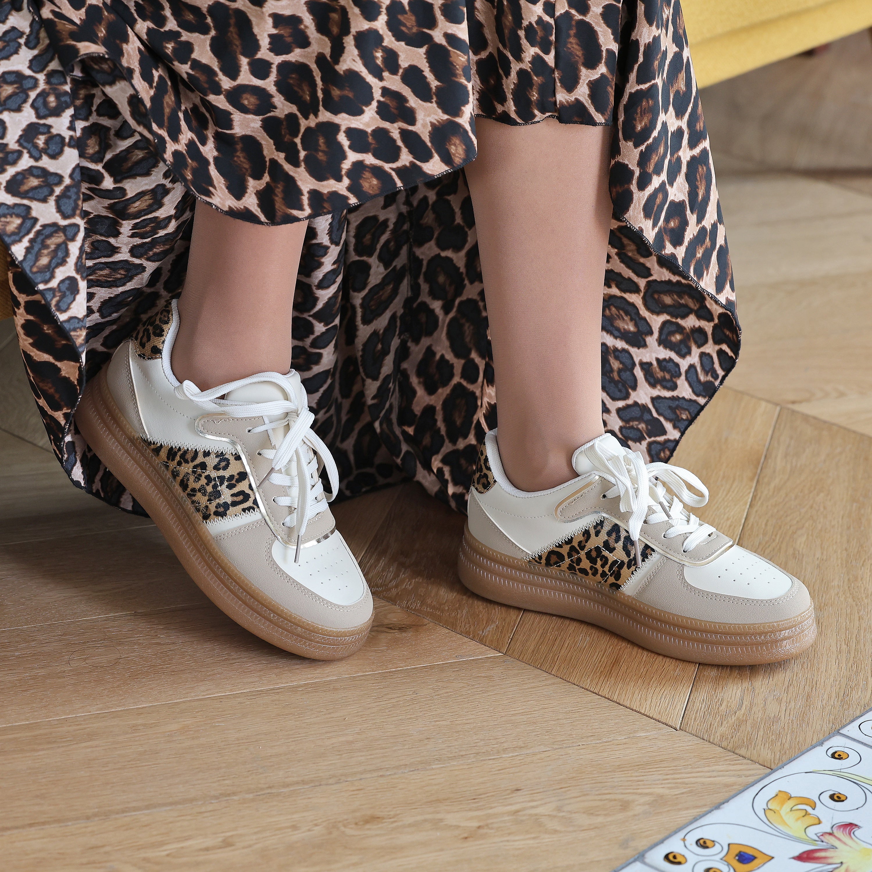 Sneakers in simil pelle multicolore- Art.SP531