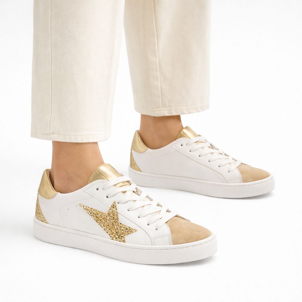 Sneakers - fondo 2,5 cm -Art.80PELLE