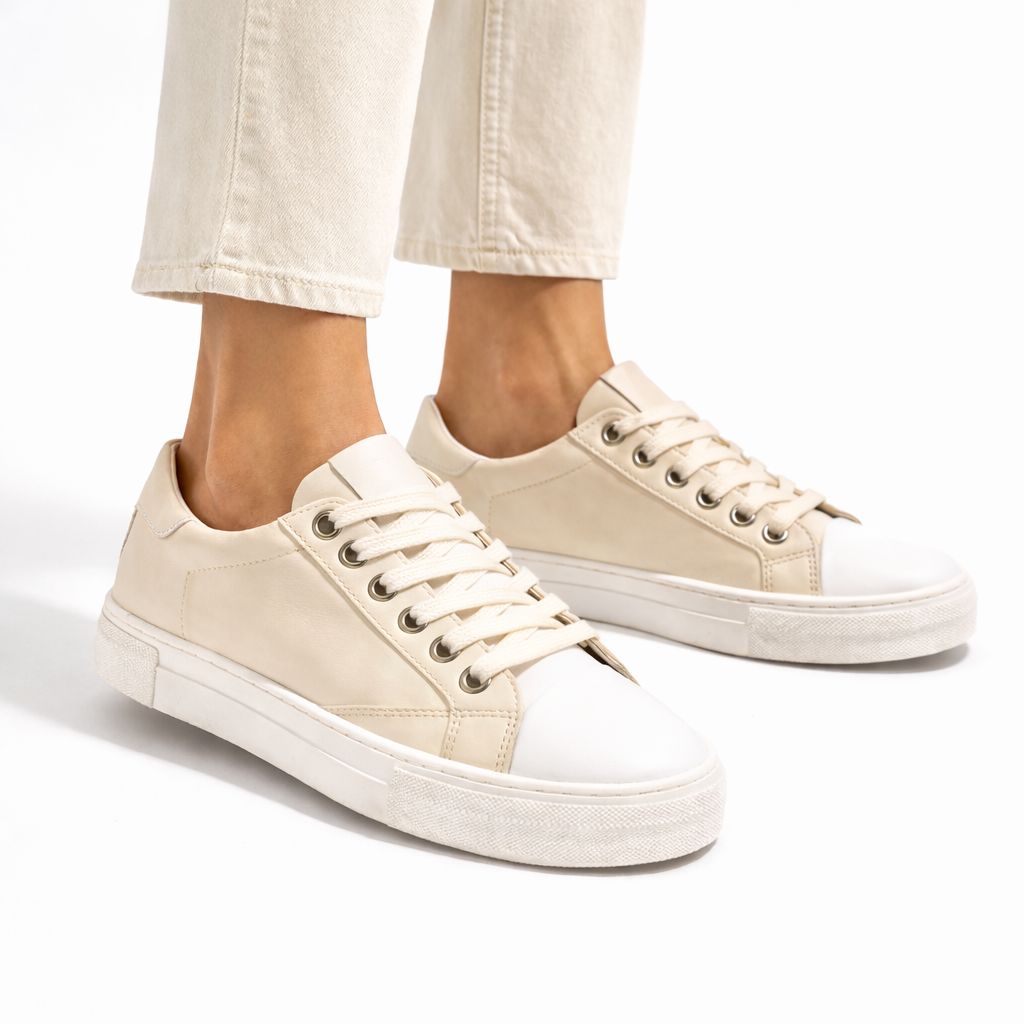 Sneakers - fondo 3,5 cm -Art.67PELLE