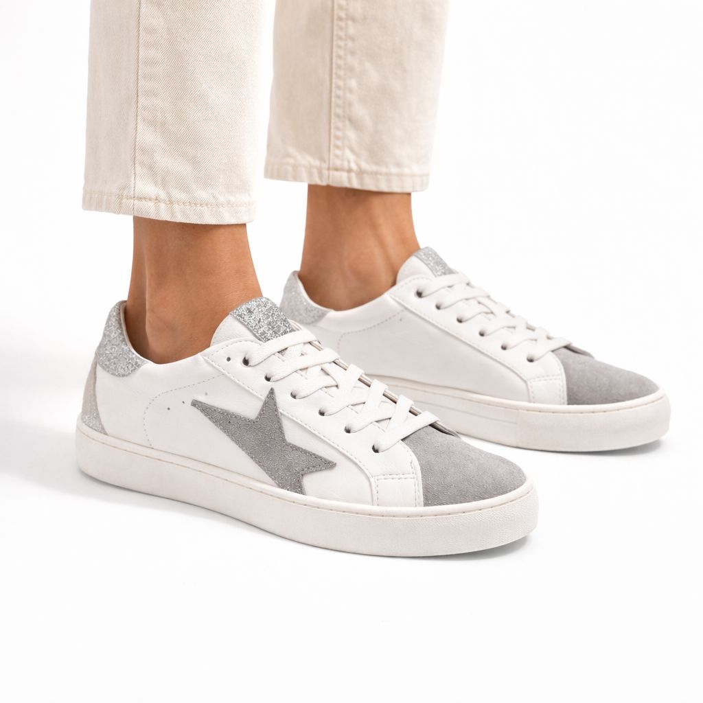 Sneakers - fondo 2,5 cm -Art.80PELLE