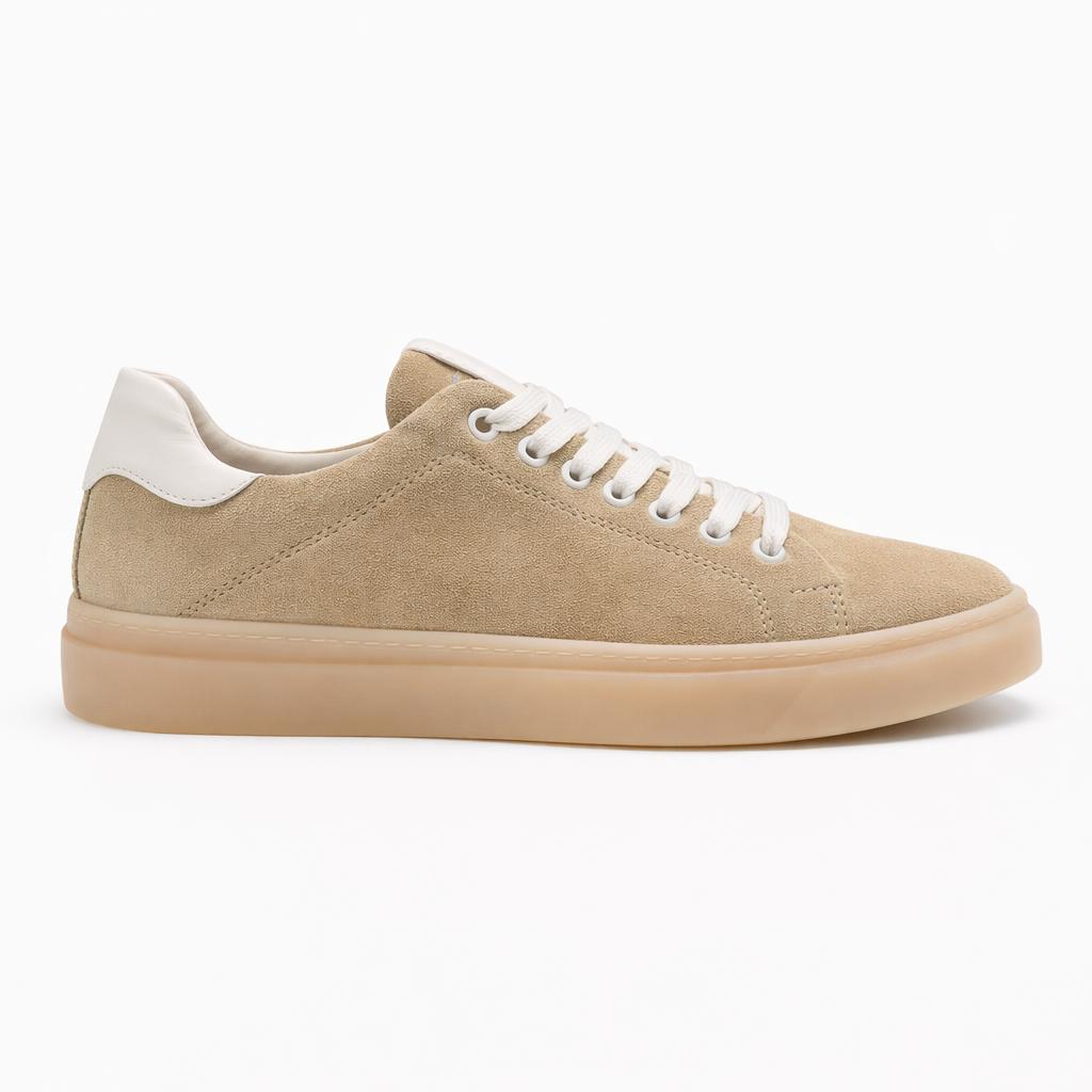 Sneakers Uomo , fondo 4,0 cm-Art.7CAMOSCIO