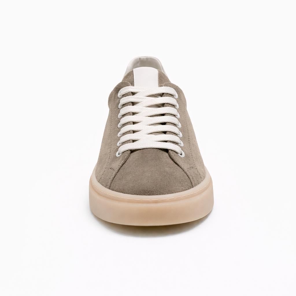 Sneakers Uomo , fondo 4,0 cm-Art.7CAMOSCIO