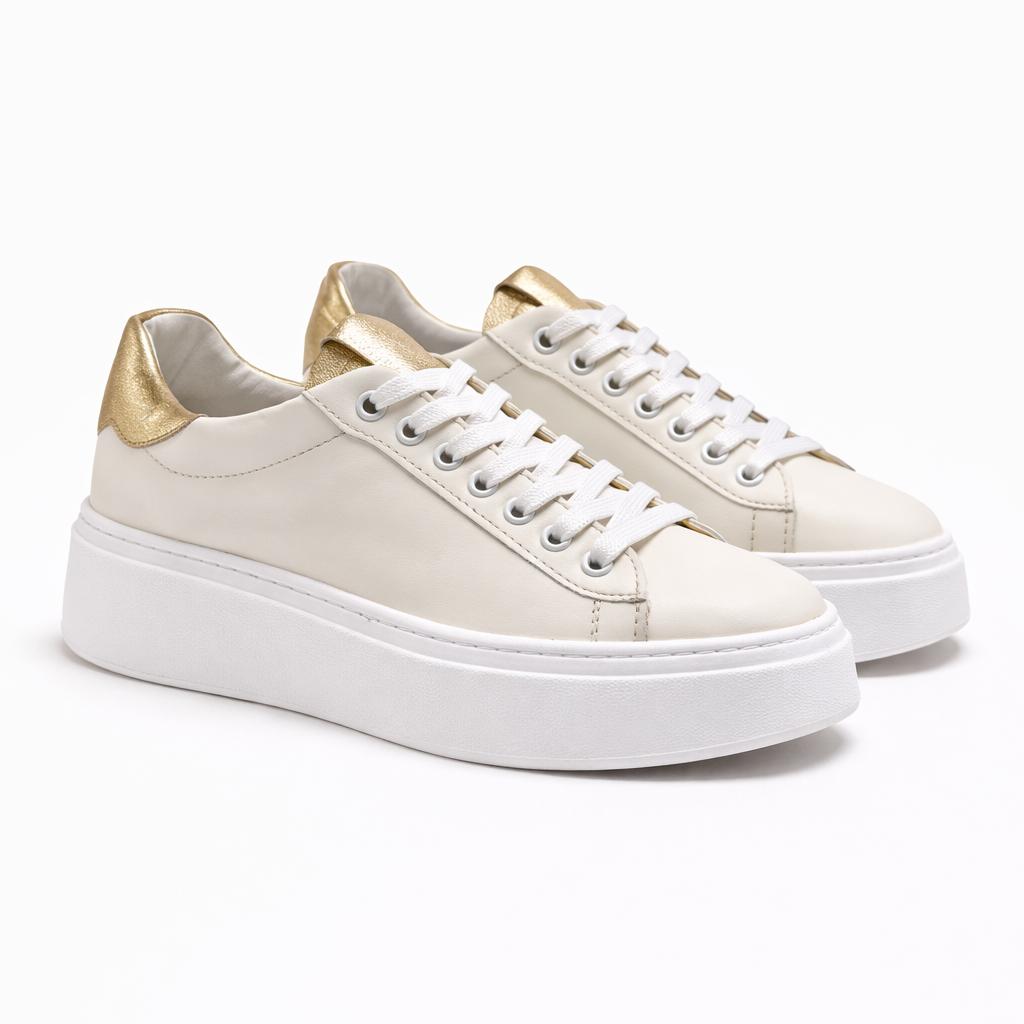 Sneakers - fondo 4,5 cm -Art.40PELLE