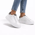 Sneakers - fondo 4,5 cm -Art.40PELLE