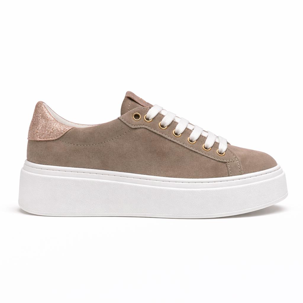 Sneakers - fondo 4,5 cm -Art.40CAMOSCIO