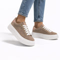 Sneakers - fondo 4,5 cm -Art.40CAMOSCIO