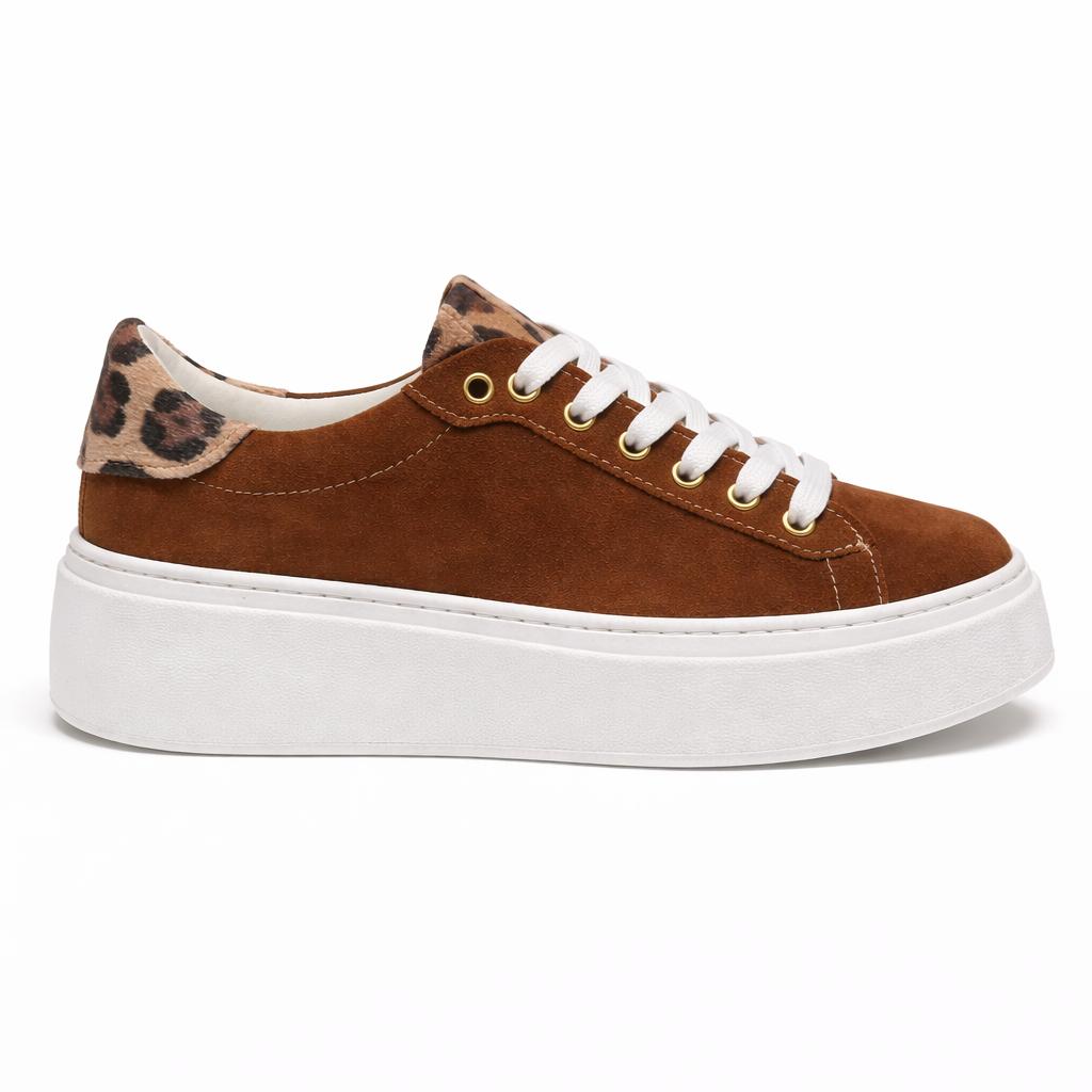Sneakers - fondo 4,5 cm -Art.40CAMOSCIO