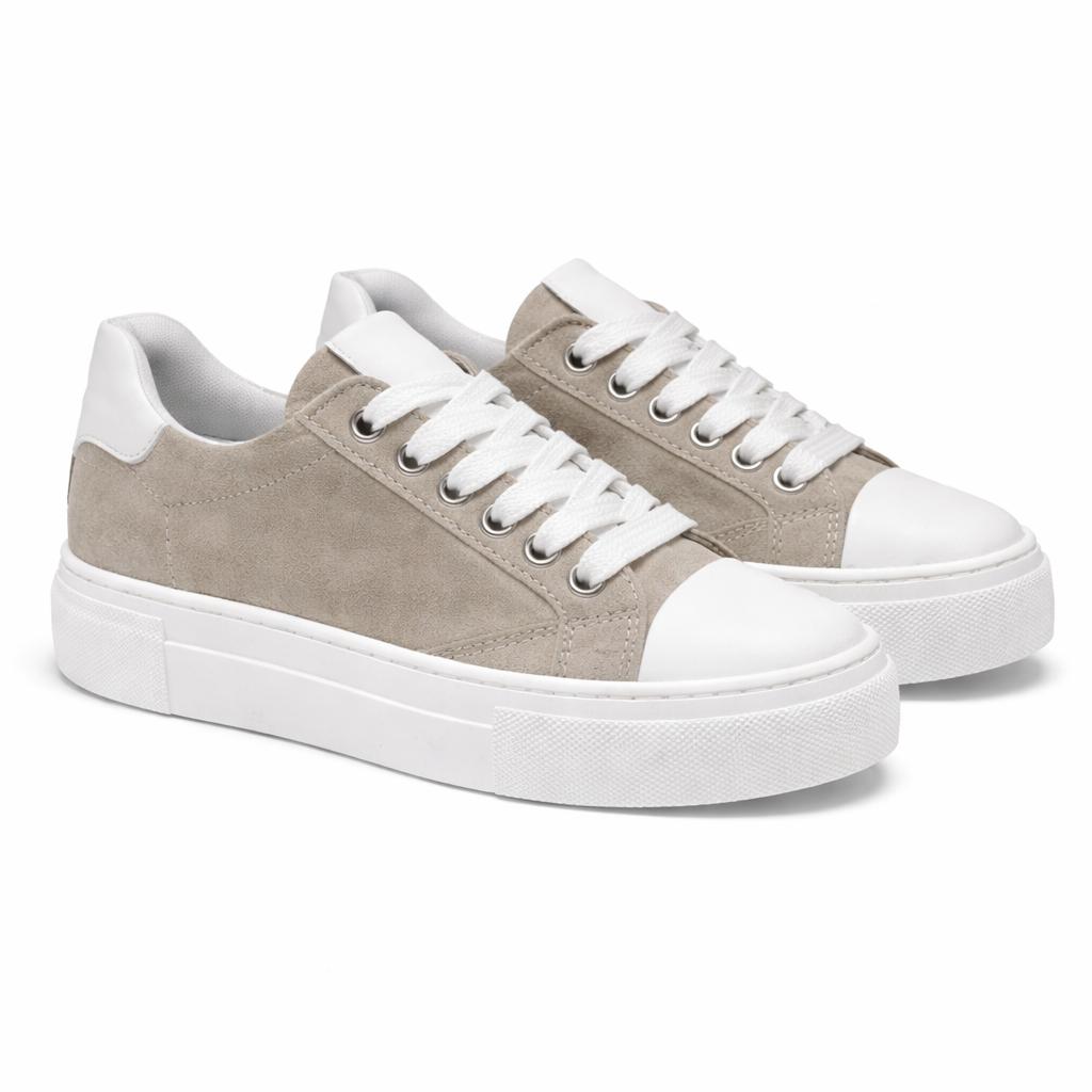 Sneakers - fondo 3,5 cm -Art.67CAMOSCIO