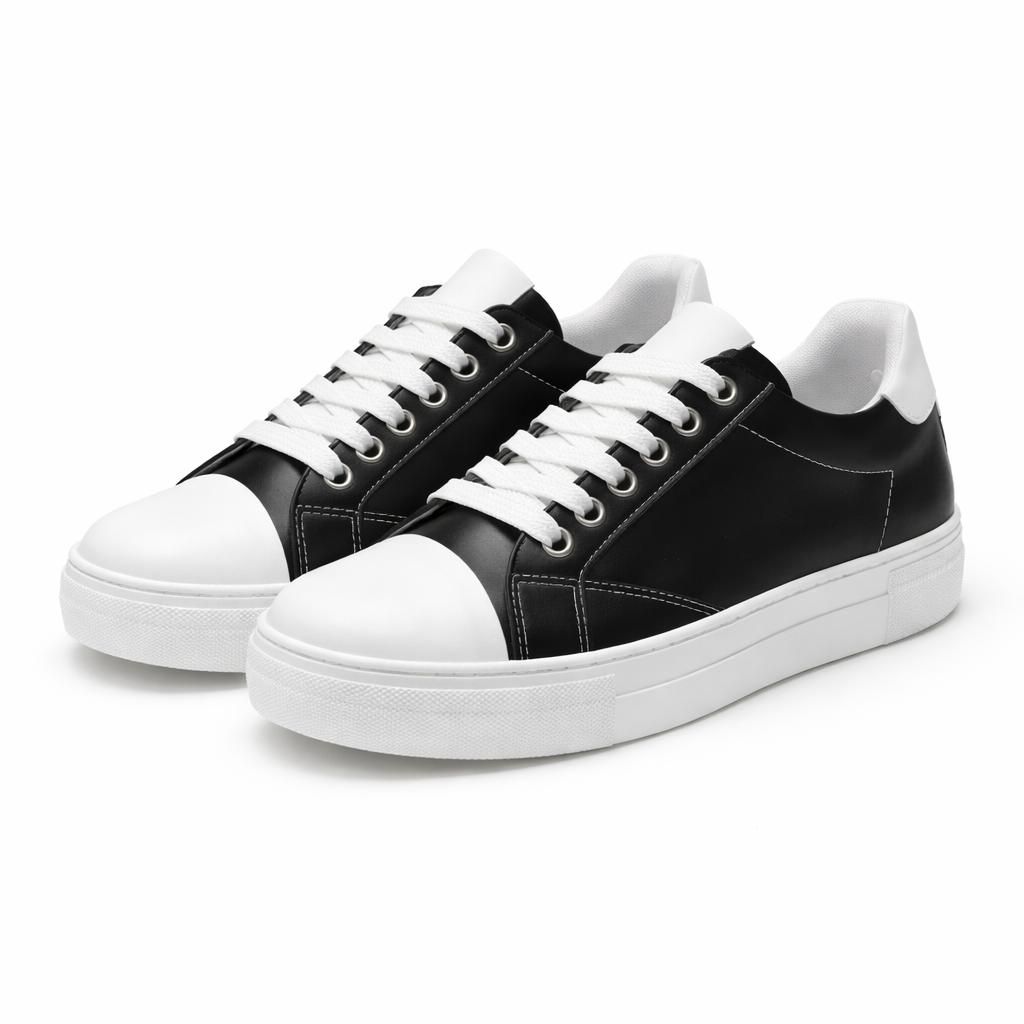 Sneakers - fondo 3,5 cm -Art.67PELLE