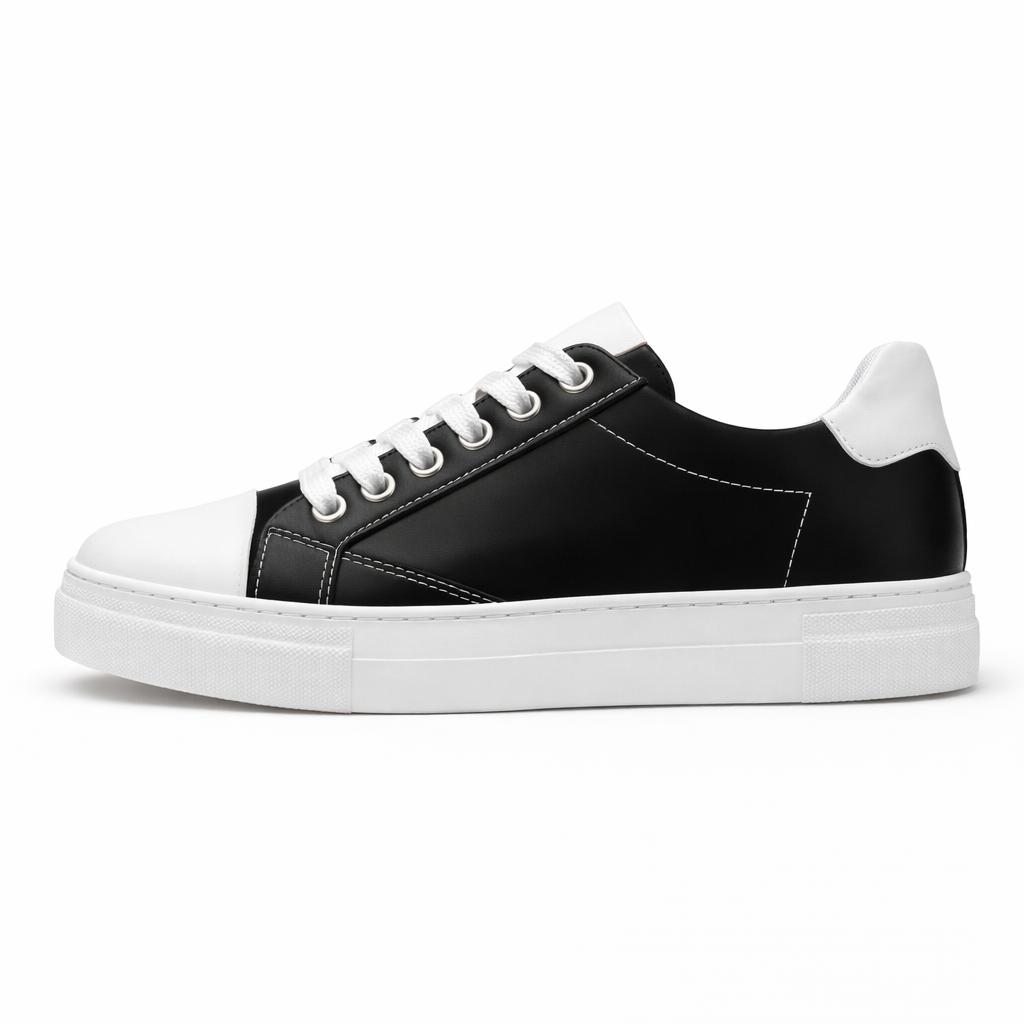 Sneakers - fondo 3,5 cm -Art.67PELLE