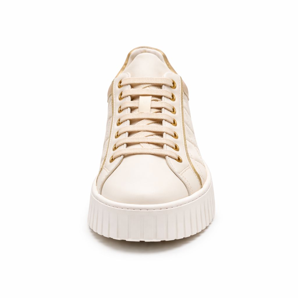 Sneakers - fondo 5 cm -Art.65PELLE