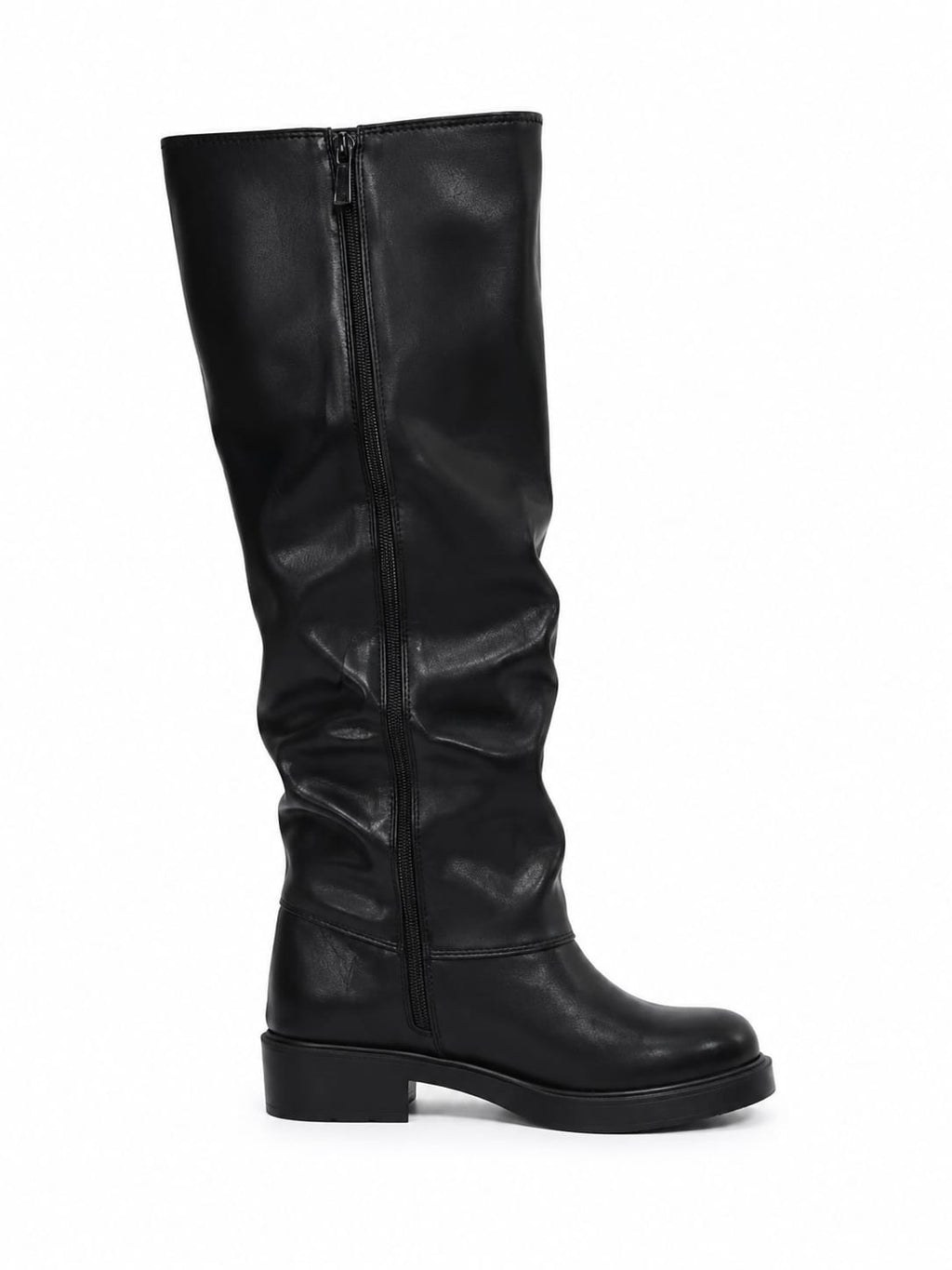 Stivale in vera pelle - tacco 4 cm- Art. 4004PELLE