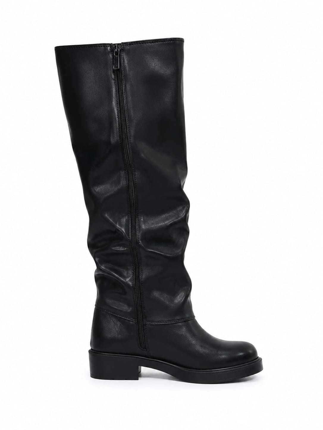Stivale in vera pelle - tacco 4 cm- Art. 4004PELLE