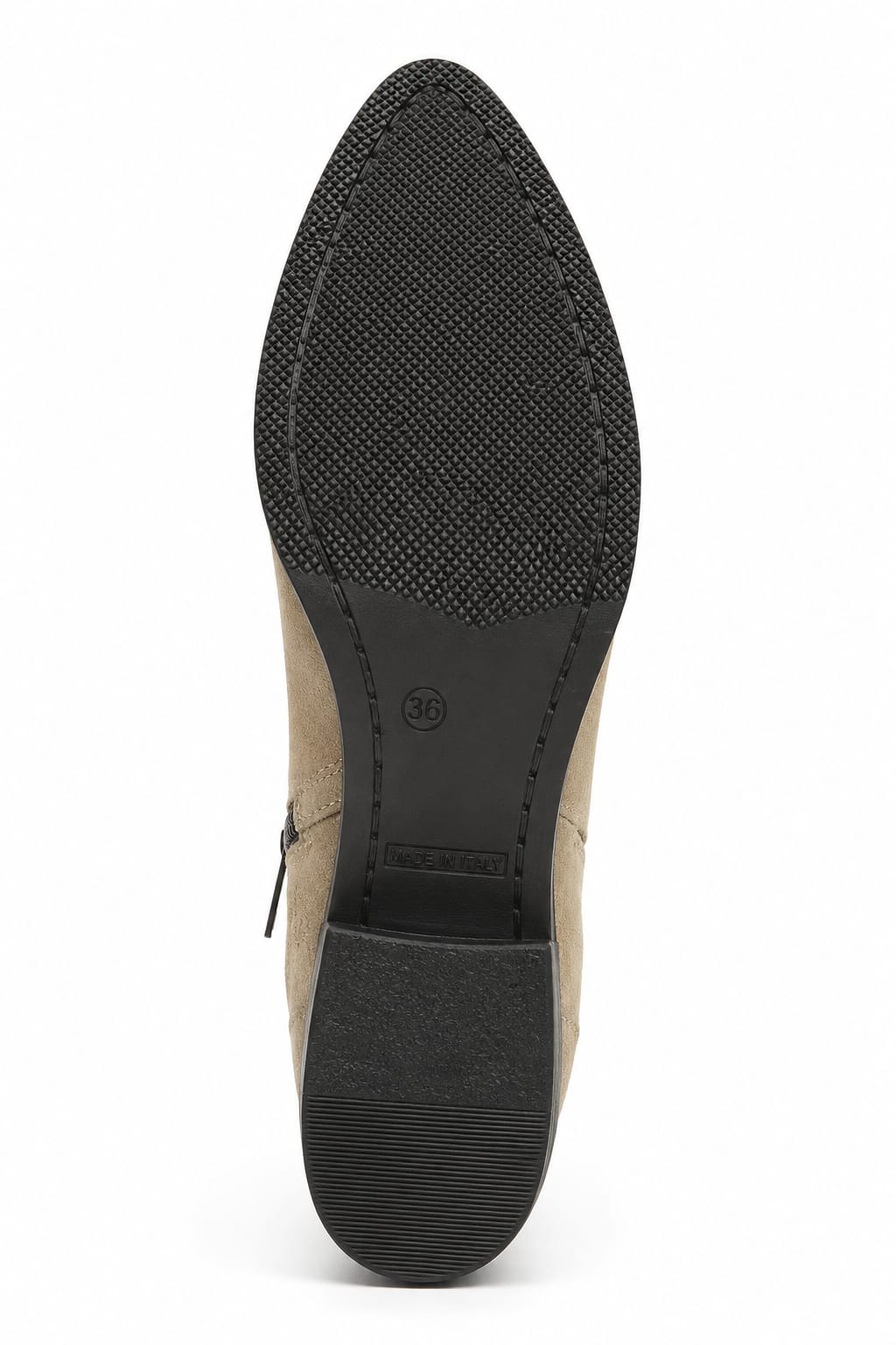 Texano basso in vera pelle scamosciata - tacco 5 cm- Art. 01CAMOSCIO
