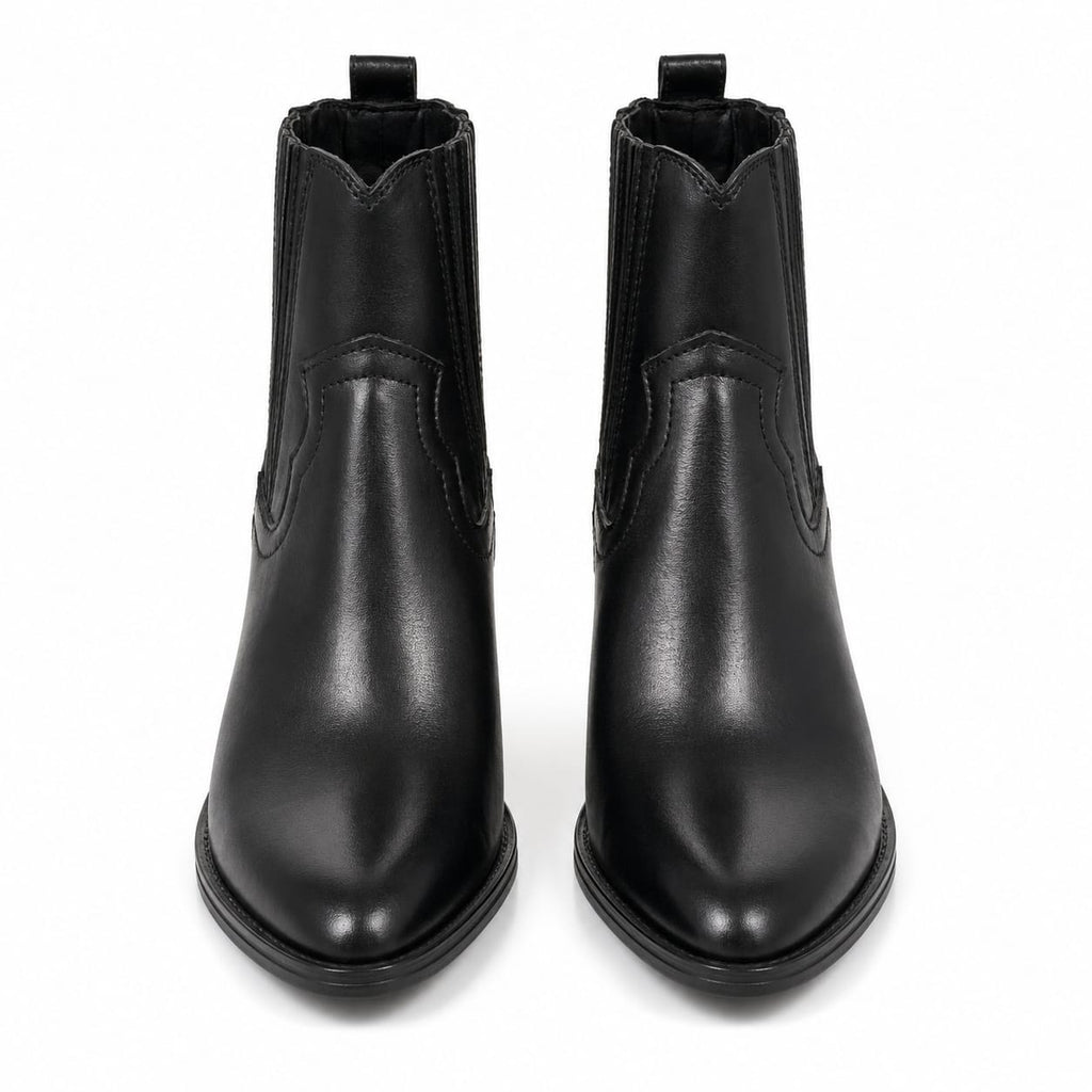 Texano basso in vera pelle - tacco 5 cm- Art. 8PELLE
