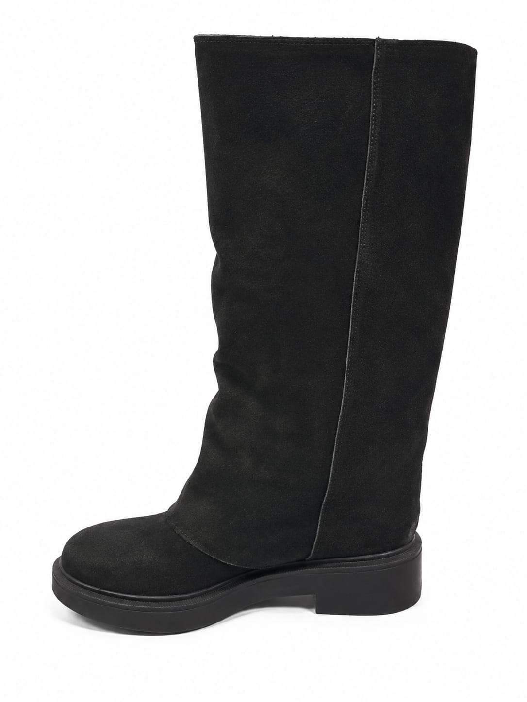 Stivale in pelle scamosciata - tacco 4 cm- Art. 4004CAMOSCIO