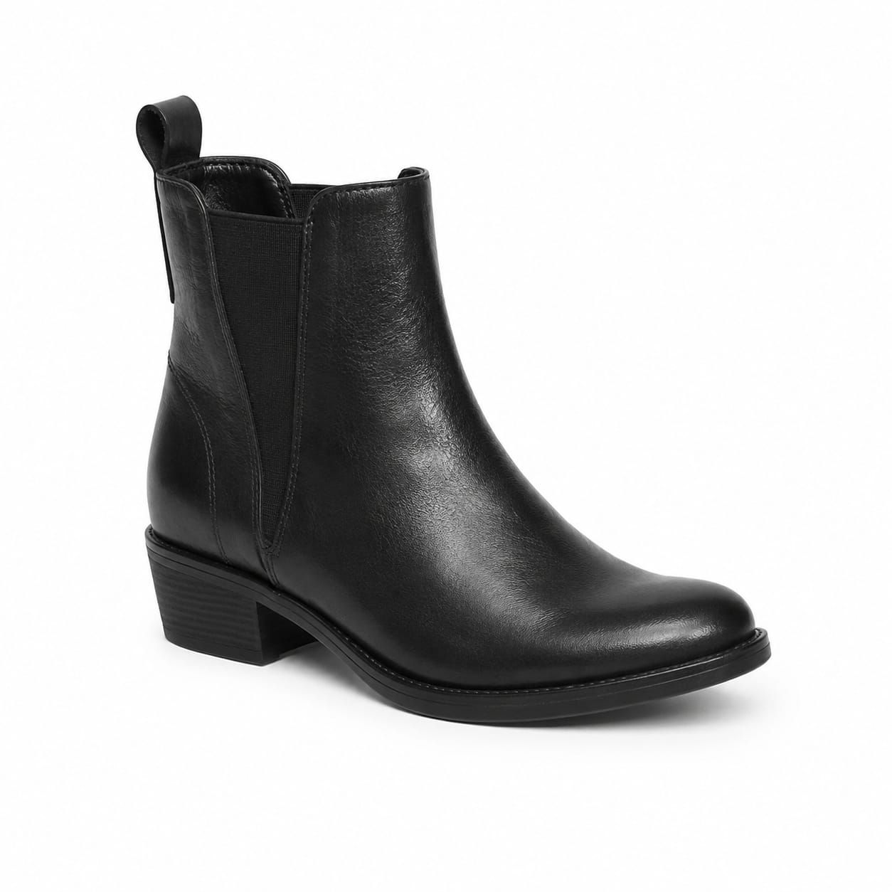 Texano basso in vera pelle - tacco 5 cm- Art. 5PELLE