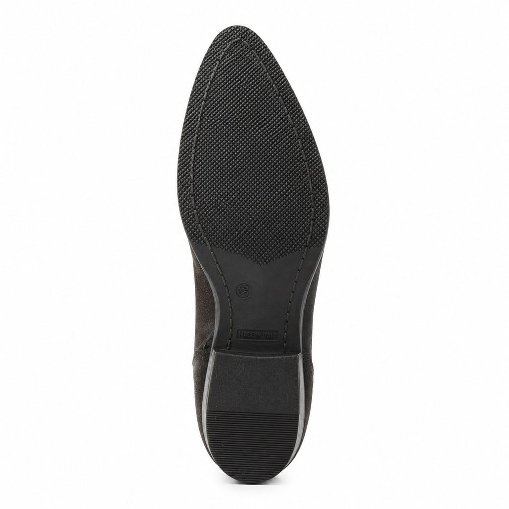 Texano basso in camoscio - tacco 5 cm- Art. 5CAMOSCIO