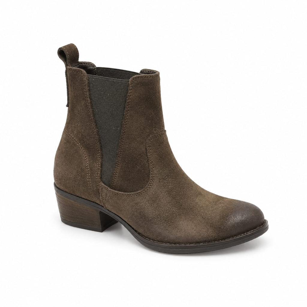 Texano basso in camoscio - tacco 5 cm- Art. 5CAMOSCIO