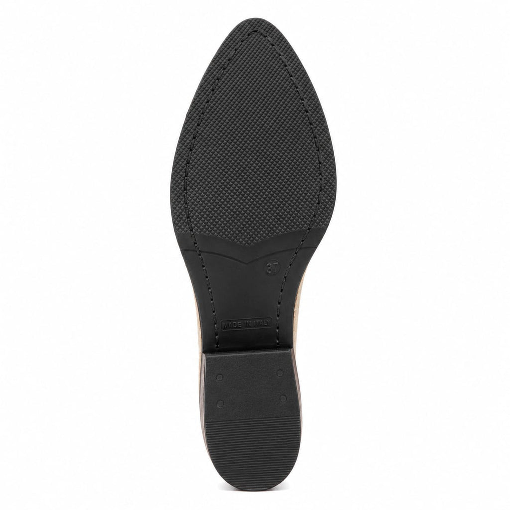 Texano basso in camoscio - tacco 5 cm- Art. 5CAMOSCIO